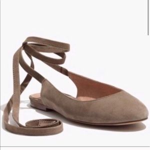 Madewell April Ankle-Wrap Flat